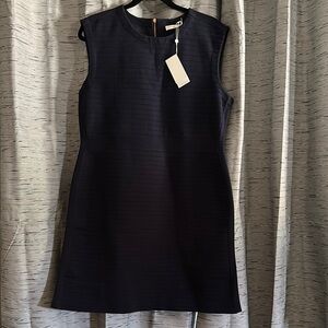 Tory Burch Black Textured Mini Dress